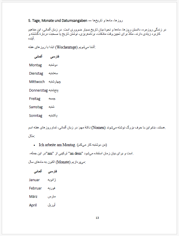 Deutsch lernen: Selbstlernbuch für Iranische Farsi-Sprecher in Deutschland A1 - C1